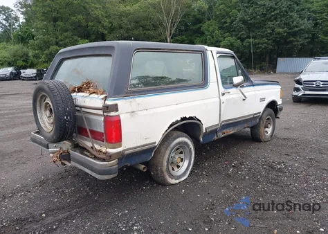 1989 Ford Bronco U100 из США, поврежденный, VIN 1FMEU15N6KLA87713